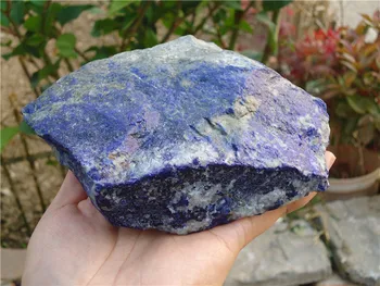 1585G Prírodná Neošetrená Lapis Lazuli Drahokam Minerálne Drsné z Afganistanu PT1035