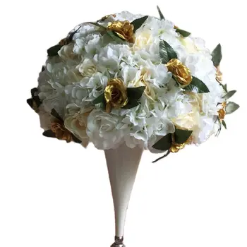 2 ks/veľa Mixcolor svadobné cesty viesť loptu umelé kvety svadobný stôl vrchol dekorácie kvet lopta 50 cm TONGFENG