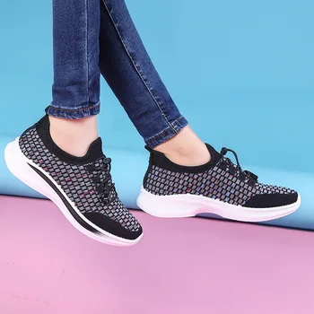 2023 Ženy Tenisky Oka Priedušný Komfort Matka Soft Topánky Móda Ženská Obuv Ľahký Zapatos De Mujer Veľkosť 35-41