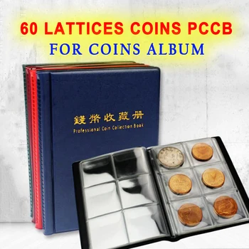 60 Mreže Mince PCCB Album na Mince Album pre Nosenie Kartón Mince Držitelia Odborných Mince Zber Knihy Lacnejšie