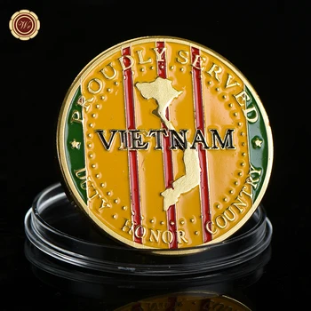 Amerika Kričí Eagles Marine Corps Zlato Výzvou Mince Usa Vojny vo Vietname Pamätné Mince obchod so Darček pre Zber