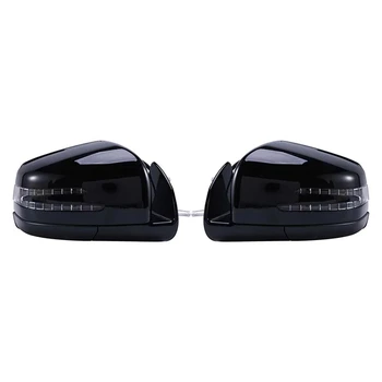 Auto Power Spätné Zrkadlo Bočné Dvere Zrkadlo embly Black pre Mercedes Benz W164 X164 ML, GL Cl 2005-2011