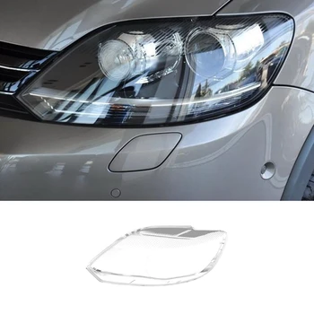 Auto Ľavého Svetlometu Shell Tienidlo Lampy Transparentný Kryt Objektívu Kryt Svetlometu Príslušenstvo Pre VW Cross Golf na roky 2009-2013