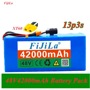 Batéria 48V 13s3p 42Ah batériu 1000W vysoký výkon batérie Klince elektrické bicykle BMS s XT60 plug