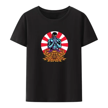 Boj Lumbálna Charakter Krátke Sleeve Tee Muay Thai Humor Vytlačené T-shirt Kreatívny Štýl Tlače Roupas Masculinas Pohode Krátke-sleev