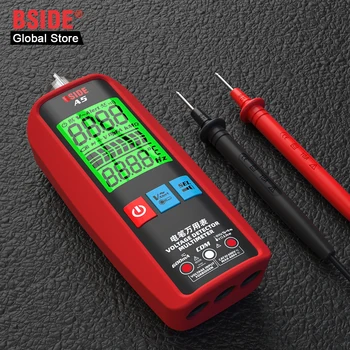 BSIDE A5 Digitálne Smart Multimeter Profesionálny AC DC Prúd Tester VFC NCV Live Wire Kondenzátor Ohm Dióda Hz Napätie Zistiť Meter