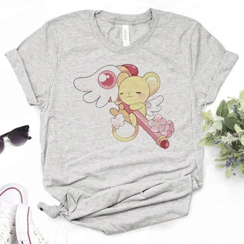 Cardcaptor Sakura t shirt ženy dizajnér streetwear top žena smiešne, komické y2k oblečenie