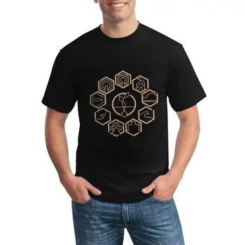 GAIA T Shirt Horizont Zakázané Západ Populárne Grafické T Košele O Krk Graphic Tee Tričko Bavlna Základné Oblečenie pre Mužov, Plus Veľkosti 4XL 5XL