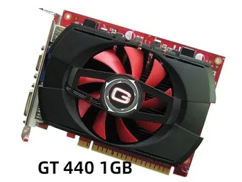 GAINWARD GT 440 1 GB grafická Karta GeForce 64Bit GDDR3 Grafické Karty GPU Mapu Pre NVIDIA Pôvodné GT440 1GD3 DVI VGA PCI-E Používané