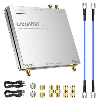 Inovovaný LibreVNA 2.0 100kHz-6GHz Vektor Analyzátora Siete,NanoVNA Anténny Analyzátor rozhrania USB na základe Plnej 2-Port Externého Vstupu/Výstupu