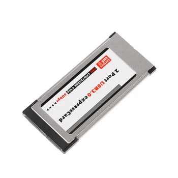 J0PB PCI-E slot karty PCI Express 2 Port USB 3.0, 34 mm Expresscard Karty Converter Adaptér