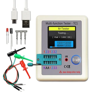LCR-TC1 TC1 Displej Multifunkčný LCD Podsvietenie Tranzistor Tester Príslušenstvo Pre Dióda Triode Kondenzátor Odpor Tranzistora