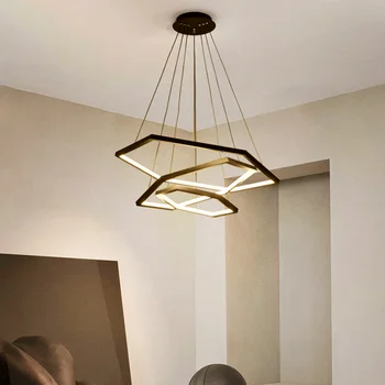 Lustre Svetlá Nordic domova jedáleň Prívesok lampa krúžok vnútorné osvetlenie Stropné závesné svietidlá svietidlá pre obývacia izba