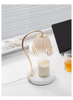 Moderné Tavenie Vosku Sviečky Teplejšie Lampa Romantický Geo svietnik Ohrievačov Aromaterapia stolná Lampa