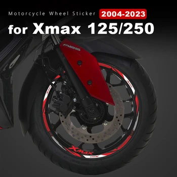 Motocykel Kolesa Nálepky Xmax 125 Príslušenstvo 2023 Nepremokavé Okraj Kotúča, pre Yamaha X-max 250 125 2004-2022 2019 2020 2021 Pásy