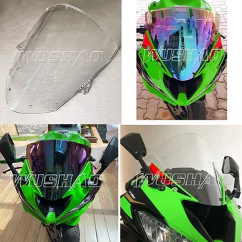 Motocykel ZX6R čelné Sklo Čelné sklo Double Bubble veterný štítok Pre Kawasaki Ninja ZX-6R 636 ZX 6R ZX636 2019 2020 2021 2022