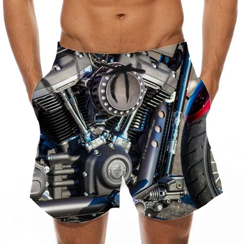 Muži T-Shirt deti košele pláži shorts3D Srdce racing motor Vytlačené harajuku Bežné šortky viac veľkosť tričko muži Móda, oblečenie
