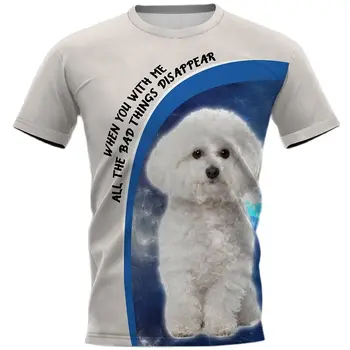 Muži T-shirts 3d Grafické Tričko Zvieratá, domáce Zvieratá, Psy Všetky Tlačené Pulóvre Topy Pánske Oblečenie