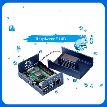 Najnovšie Raspberry Pi 4 Hliníkovej Zliatiny Prípade s Chladením Stĺpec a Chladiaci Ventilátor pre Raspberry Pi 4 Model B