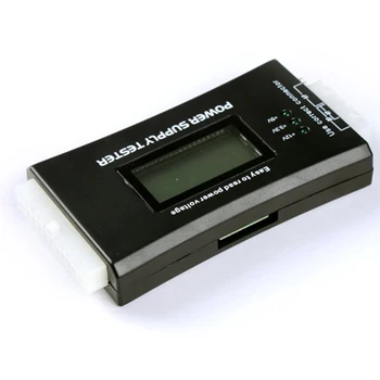 Napájanie Tester Digitálny LCD Displej PC Počítač 20/24 Pin, Kontrola Napájania Meranie Diagnostické Tester Tools
