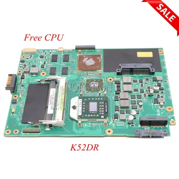 NOKOTION PN 60-NZRMB1000-D16 69N0K1M10D16 notebook základná doska Pre asus K52DR základná doska DDR3 zadarmo CPU