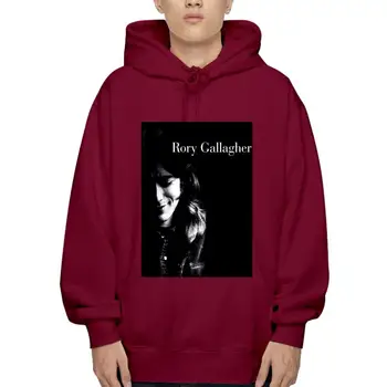 Nové Rory Gallagher Blues Rockový Hudobník pánske Čierne vrchné oblečenie na Jeseň S Až 3XL Hoody Štýl Kolo Hoody