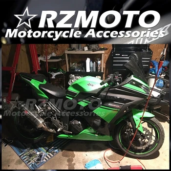 Nový Motocykel, ABS Príslušenstvo Pre Nosenie Kawasaki Ninja 300 roky 2013-2018 EX300 13-18 Bicykli, Horské Auta Shell Tela Nastaviť Zelená Čierna