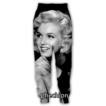 phechion Nové Muži/Ženy Marilyn Monroe 3D Vytlačené Bežné Nohavice Módne Streetwear Mužov Voľné Športové Dlhé Nohavice F16
