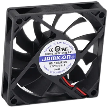 Pre JAMICON KF0715H1SR -R 12V 0.41 7 cm 7015 2 linky chladenie ventilátory tichý ventilátor