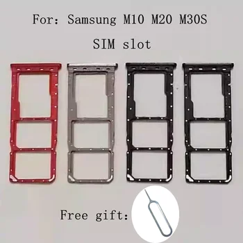 Pre Samsung Galaxy M10 M20 M30 M30S SM-M105F/M205F/M305F/M3070 Pôvodné Bývanie Novej SIM Karty Adaptéra A Micro SD Kartu Slot