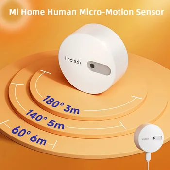 Pre Xiao Smart Mi Doma Stále Ľudskej Prítomnosti Senzor Micro-Motion Citlivé Svetla, Široký Uhol Snímania Zistiteľné Typ-C Kábel