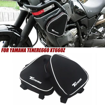 Pre Yamaha Tenere 660 XT660Z XTZ660 Motocykel Rám Crash Bary Vodotesný Vak Nárazníka Repair Tool Umiestnenie Vaku