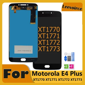 Pôvodný Pre Motorola Moto E4 Plus XT1770 XT1771 XT1772 XT1773 LCD Displej Dotykový Displej Digitalizátorom. Oprava Montáž S Rámom