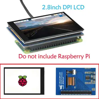 Raspberry Pi 2.8 palcový DPI LCD Kapacitný Dotykový Displej 480×640 IPS 2.8 palcový dotykový displej
