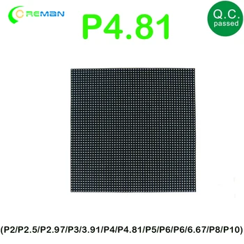 reklama digitálny pult modul 4.81 mm ph4.81 , vonkajší p4.81 led panel 250*250 mm led obrazovka modulu