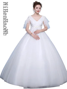 Vintage Princezná Svadobné Šaty 2023 Nové Svadobné Šaty Slim Svadobné Šaty Plus Veľkosť Oblečenie De Mariee