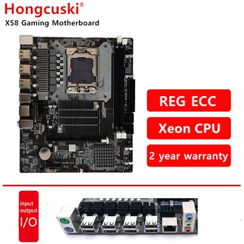 X58 LGA1366 Doske ECC REG LGA1366 DDR3 4GB 8GB 16GB Podporu Xeon L5630 X5650 i7 930 Six-core CPU Série Pravopisu USB2.0