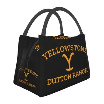 Yellowstone Dutton Ranč Prenosné Obed Vodotesný Box Chladič Tepelnej Potravín Izolované Obed Taška Nemocnice Office Pinic Kontajner