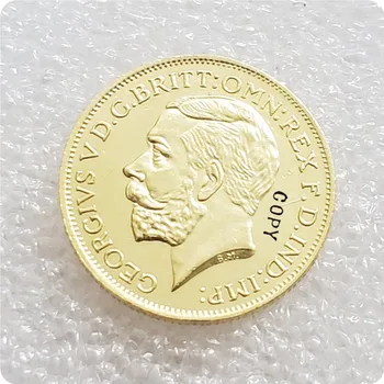1911 Spojené Kráľovstvo ½ Suverénne a 1 Suverénne - George V Skopírujte Mince